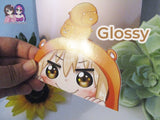 Himouto! Umaru-chan 3in Peeker Peeking Sticker Die-Cut Decal