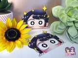 Komi-san Can't Communicate Peeker Peeking Sticker Die-Cut Decal