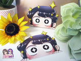 Komi-san Can't Communicate Peeker Peeking Sticker Die-Cut Decal