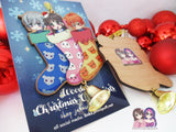 Fruits Basket Wooden Christmas Ornament - Yuki Tohru Kyo Stockings (read description)