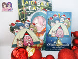 Yuru Camp Laid Back Camp Tent Wooden Christmas Ornament - Nadeshiko Rin Aoi Ena Chiaki (read description)