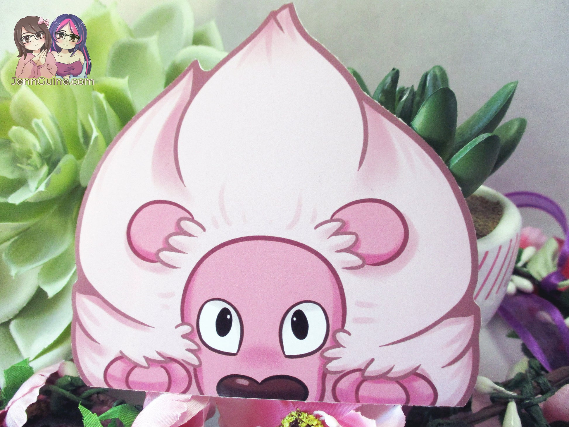 Steven Universe SU Pink Lion 3in Peeker Peeking Sticker Die-Cut Decal - No Plans to Restock