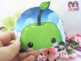 Junimo Stardew Valley Cute Kawaii Forest Spirit 3in Peeker Peeking Sticker Die-Cut Anime Decal (may not actually be as bright as in photos)