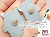 Acrylic Magnet Set / Miss Kobayashi's Dragon Maid Kobayashi Tohru Lucoa Kanna Elma Neodymium Magnets, No Restocks once Sold Out