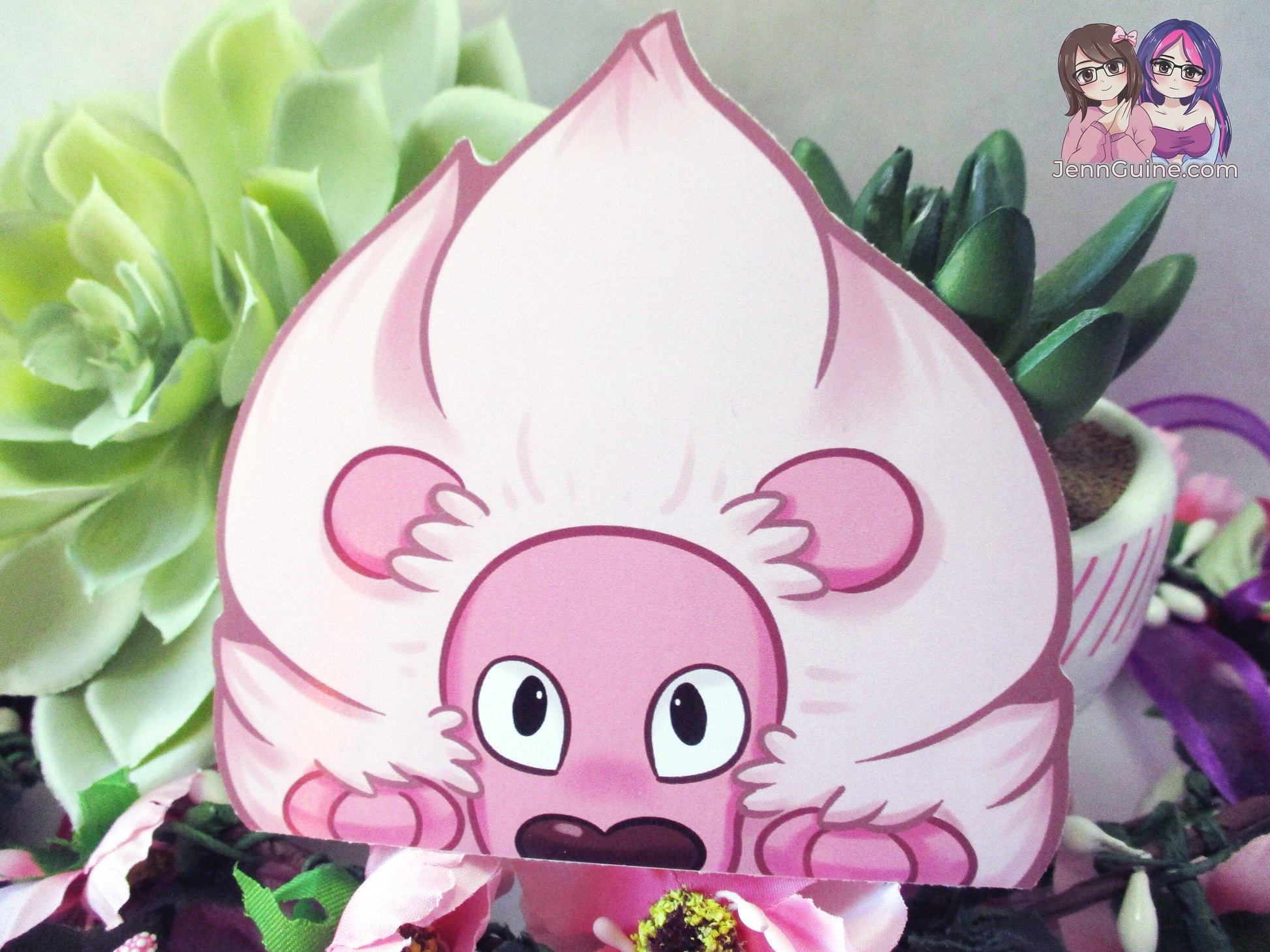 Steven Universe SU Pink Lion 3in Peeker Peeking Sticker Die-Cut Decal - No Plans to Restock