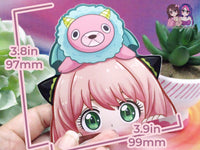 Anya Forger Spy x Family Mr. Chimera 3.5in Kawaii Anime Cute Peeker Peeking Sticker Die-Cut Decal
