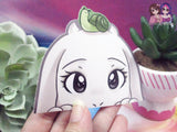 Undertale Toriel Snail Pie Butterscotch 3.5in Furry Cute Game Peeker Peeking Sticker Die-Cut Decal Deltarune