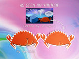 Thicc Rustacean Crab Crustacean Ferris Rust Programming Language Coder Vinyl Sticker - Weatherproof Waterproof meme