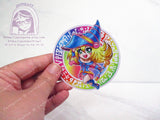 Dark Magícian Girl Rainbow 3in Die-Cut Vinyl Sticker Cute Kawaii Pink Multicolor Magic Circle Magical Girl Decal DMG 3x3in YuGíOh