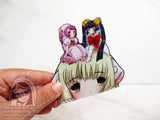 Chobíts Chi Persocóm Kotoko Sumomo 4in Peeker Peeking Sticker Die-Cut Decal Cute Kawaii Retro Anime Gift Peek AnimeGirl Ecchí